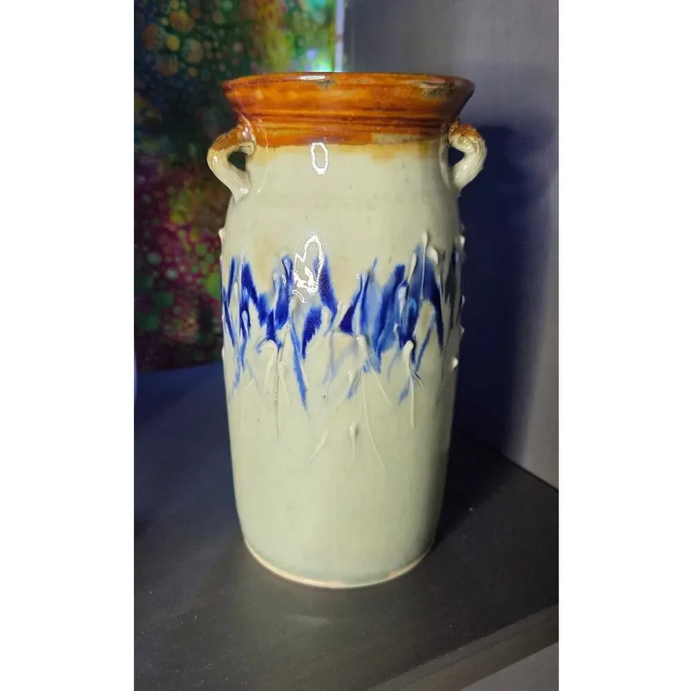 Art Studio Pottery Crock/Vase Signed